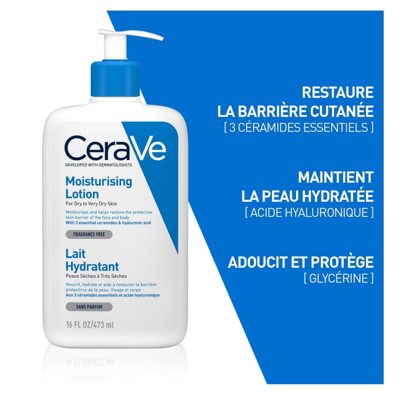 LAIT HYDRATANT CERAVE 473ML 