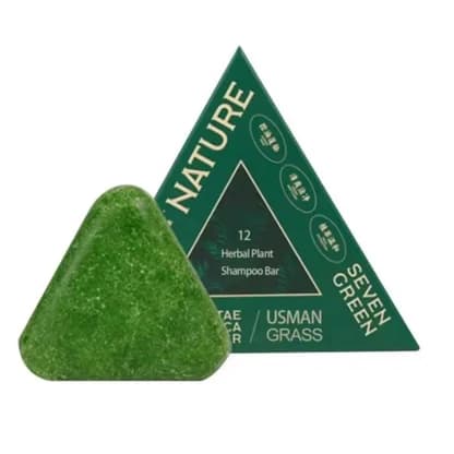 Shampoing Solide Naturel Seven Green – Format Triangle