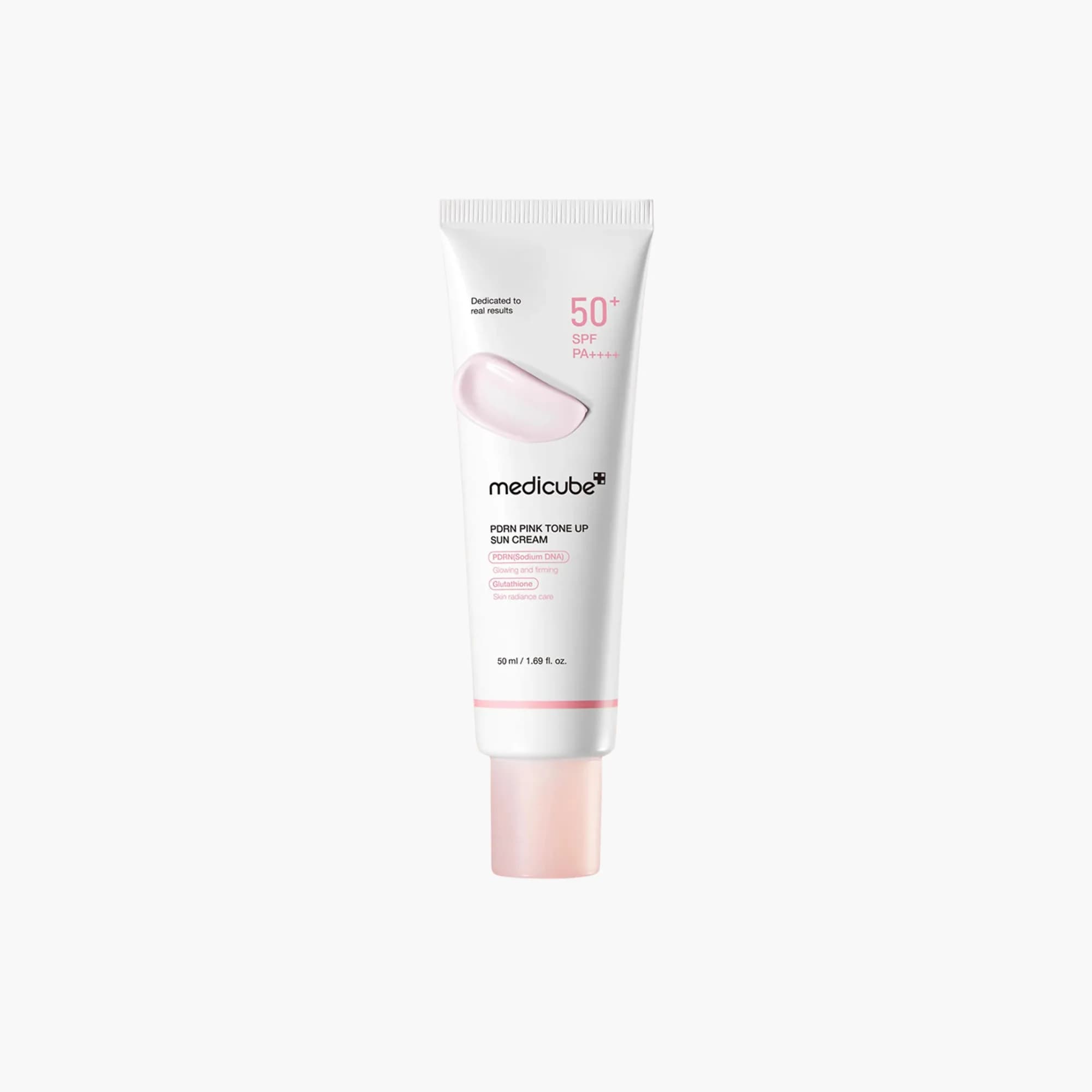 Medicube PDRN Pink SPF 50+ – Crème Solaire Réparatrice & Éclat Anti-Âge