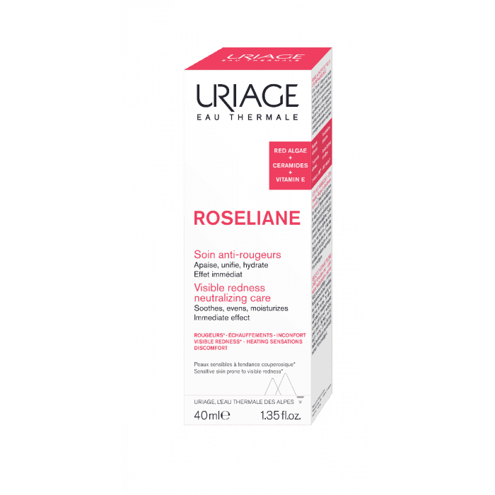 Uriage Roséliane Anti-Rougeurs 40ml – Soin Apaisant Peaux Sensibles